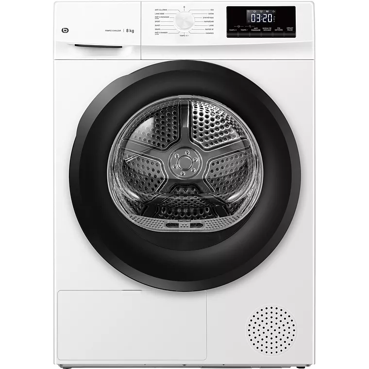 3497674189396_h_f_l_0 Sèche linge pompe à chaleur ESSENTIELB ESLHP8-4b