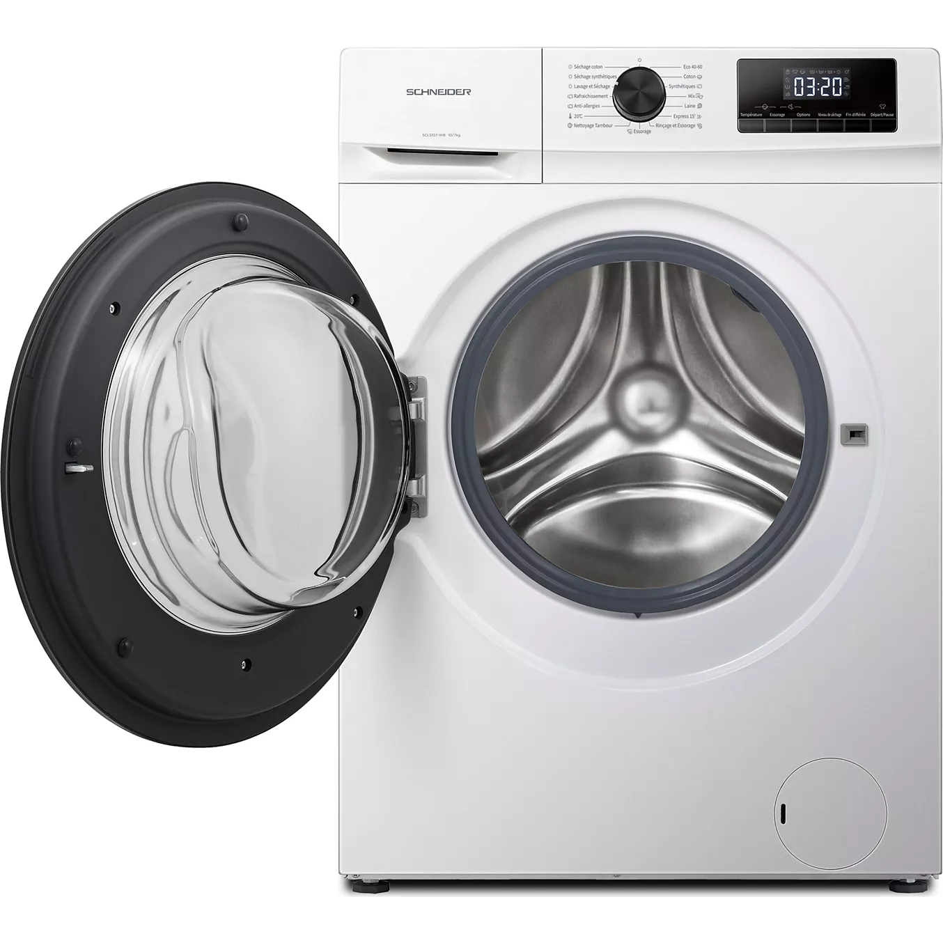 3701763601400_h_f_l_3 Lave linge séchant hublot SCHNEIDER SCLS107-WB
