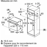 Four encastrable NEFF B6ACH7AG3