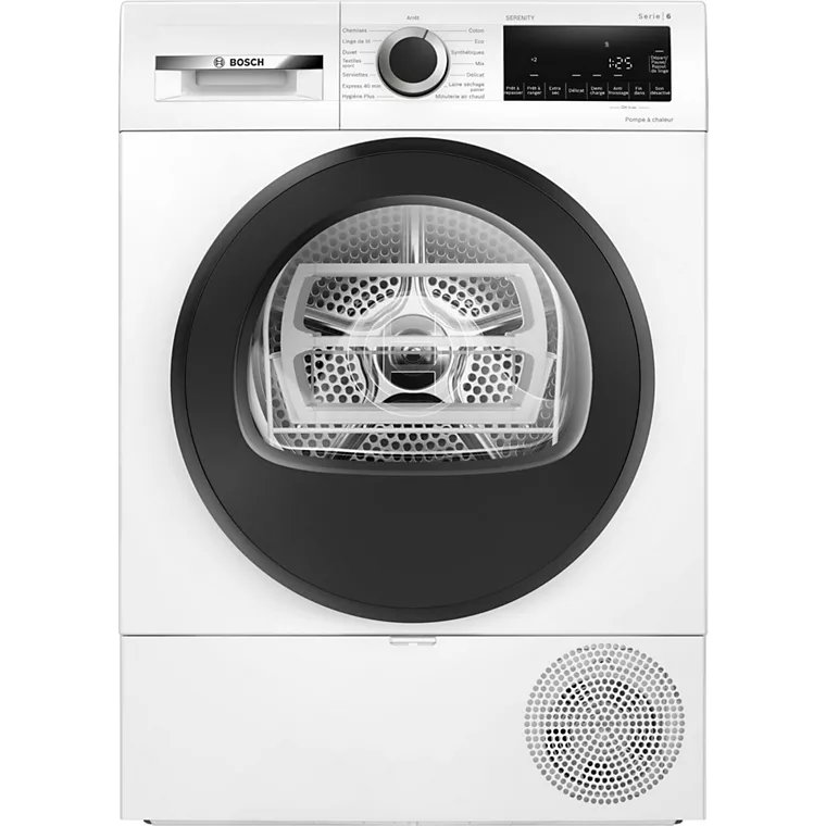 4242005517343_h_f_l_0 Sèche linge pompe à chaleur BOSCH WQG133DBFR