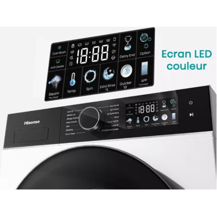 Lave linge séchant hublot HISENSE WD3I8043BBF2