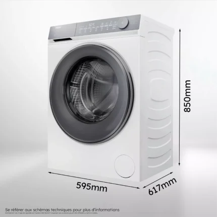 Lave linge hublot HAIER HW100-B14367U-FR