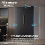 Congélateur armoire HISENSE FT5K310GSFC FreshFit – Image 5