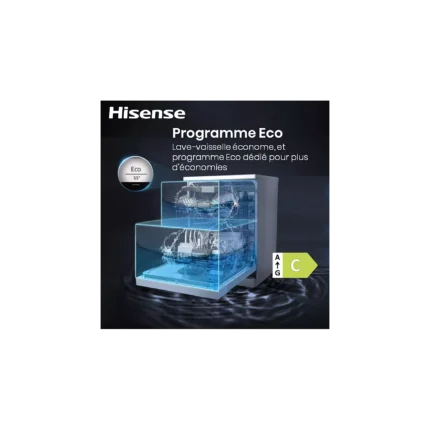 Lave vaisselle 60 cm HISENSE HS642C90X