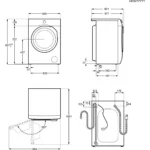 Lave linge hublot AEG LFE6ED844B – Image 5