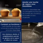 Four encastrable ELECTROLUX LODDP67WH2 Pyrolyse Chaleur tournante et Vapeur SteamBake 72L – Image 3