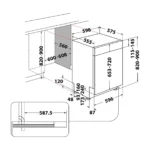 Lave vaisselle encastrable WHIRLPOOL WD0BD851AX 6èmeSens – Image 8