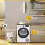 Sèche linge pompe à chaleur WHIRLPOOL CWSD83MWBSFR – Image 4