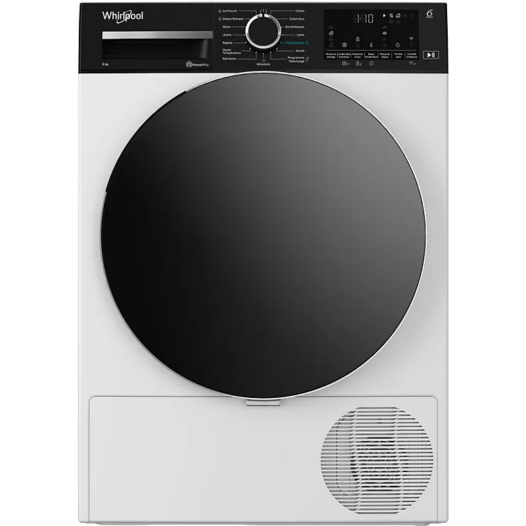 8003437065668_h_f_l_0 Sèche linge pompe à chaleur WHIRLPOOL CWD86MWBRFR